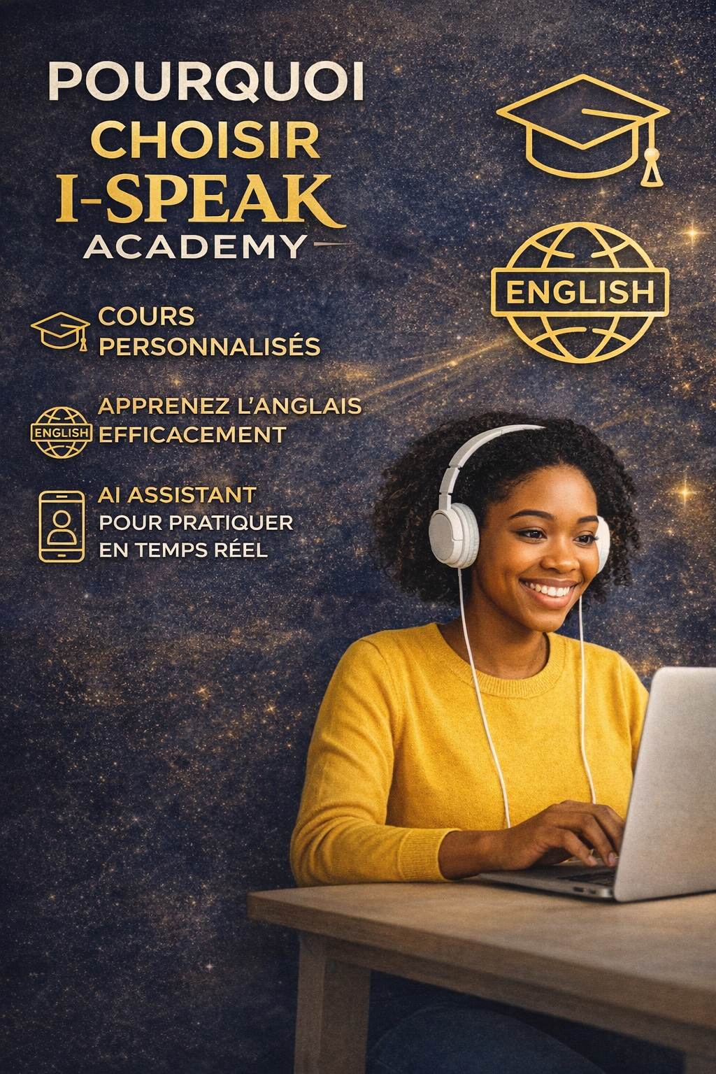 Pourquoi choisir I-SPEAK ACADEMY